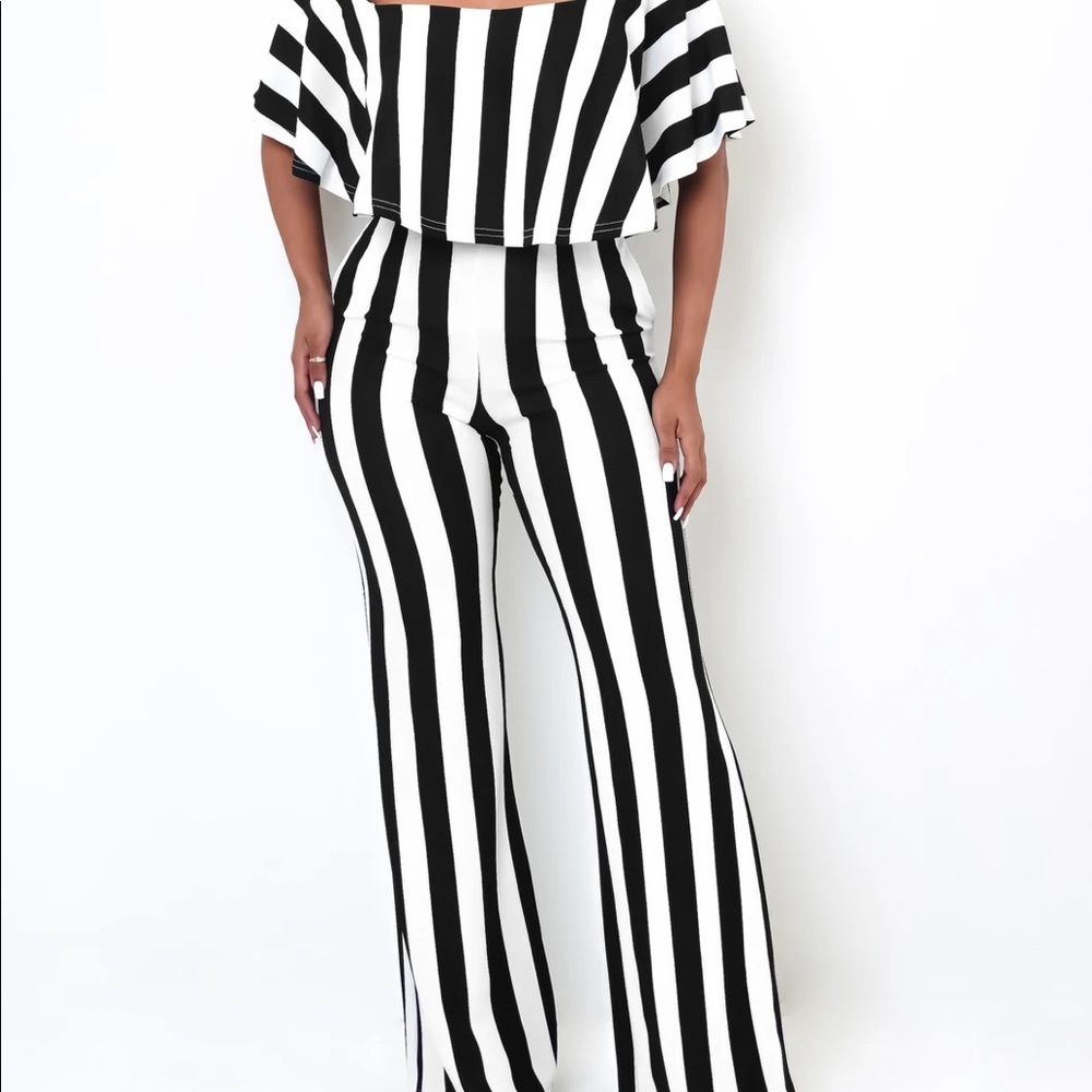 Striped Jimpsuit
